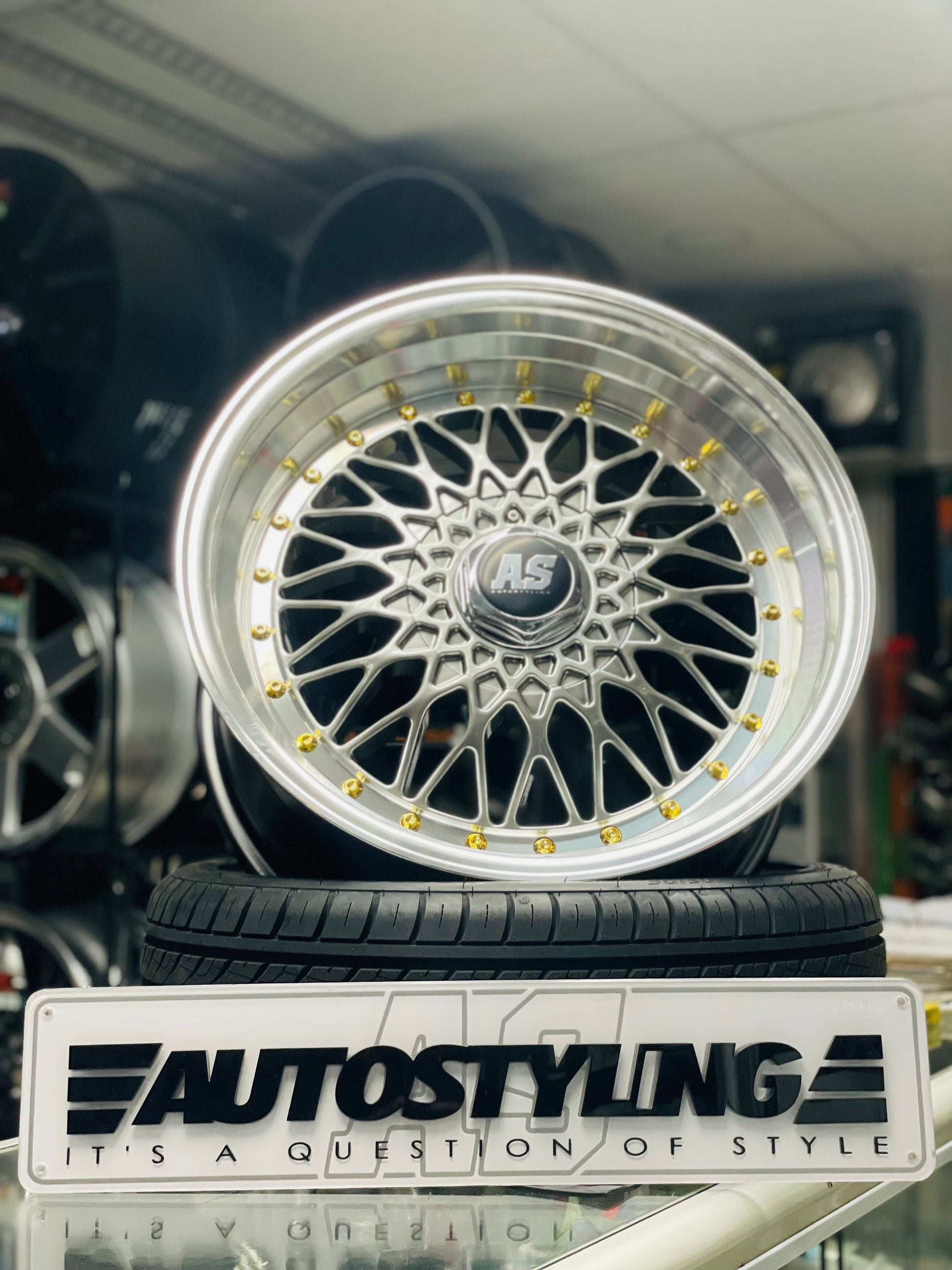 17" AS-008 4/100 & 4/108  GUNMETAL WHEELS