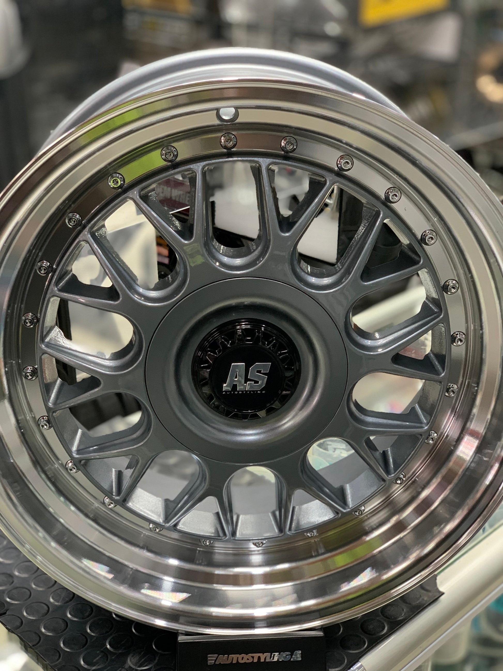 17” AS EURO 4/100 & 4/114 gunmetal