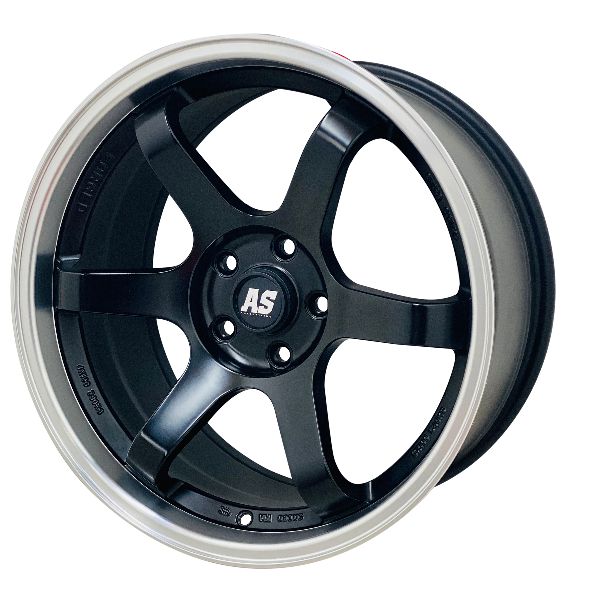 18” AS- TE37 5/112 BLACK
