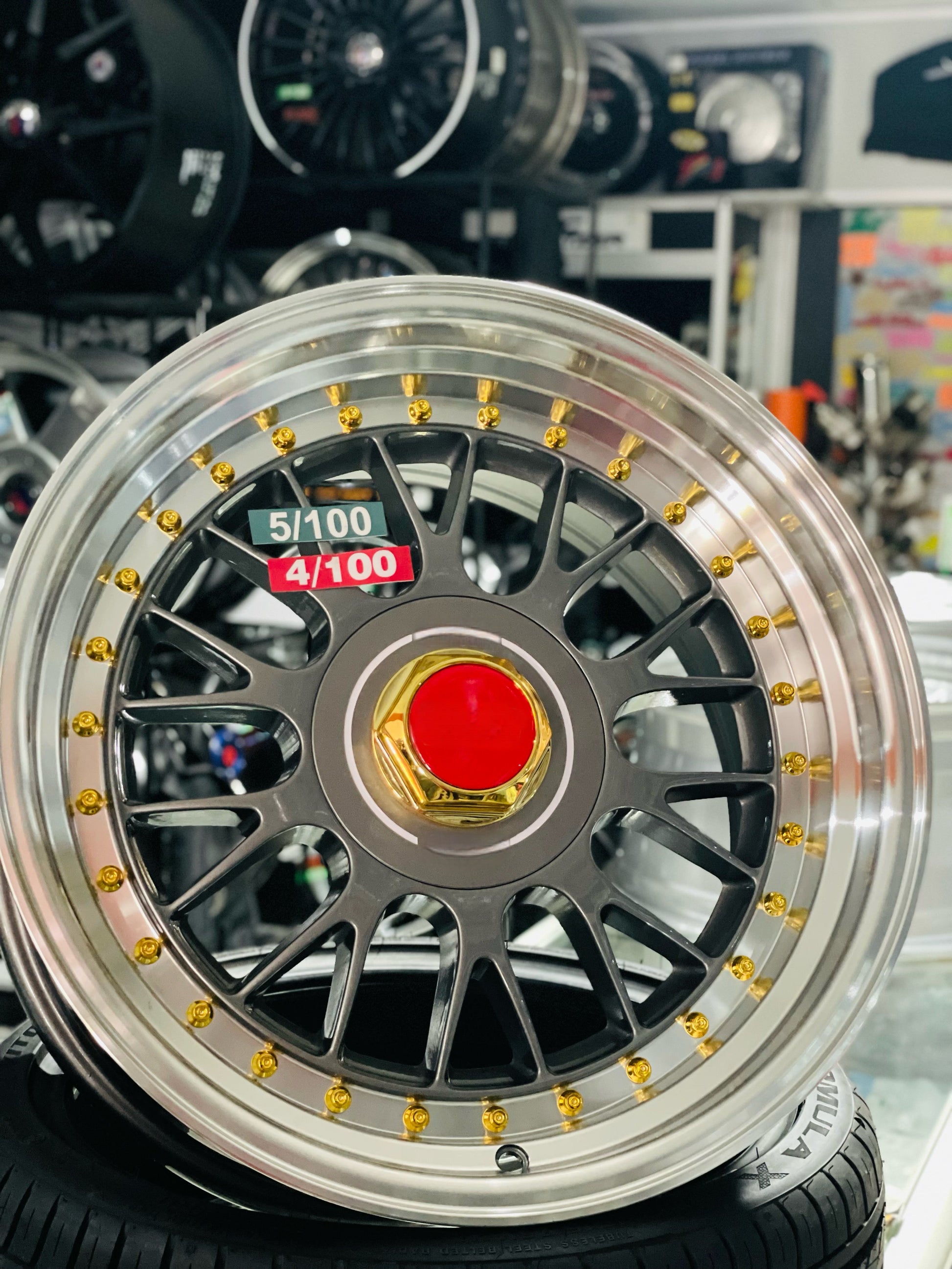 17” AS CLAW 4x100 & 5x100 GUNMETAL wheels