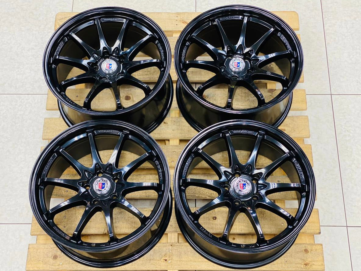 18” AS- CE28  5/114 GLOSS BLACK