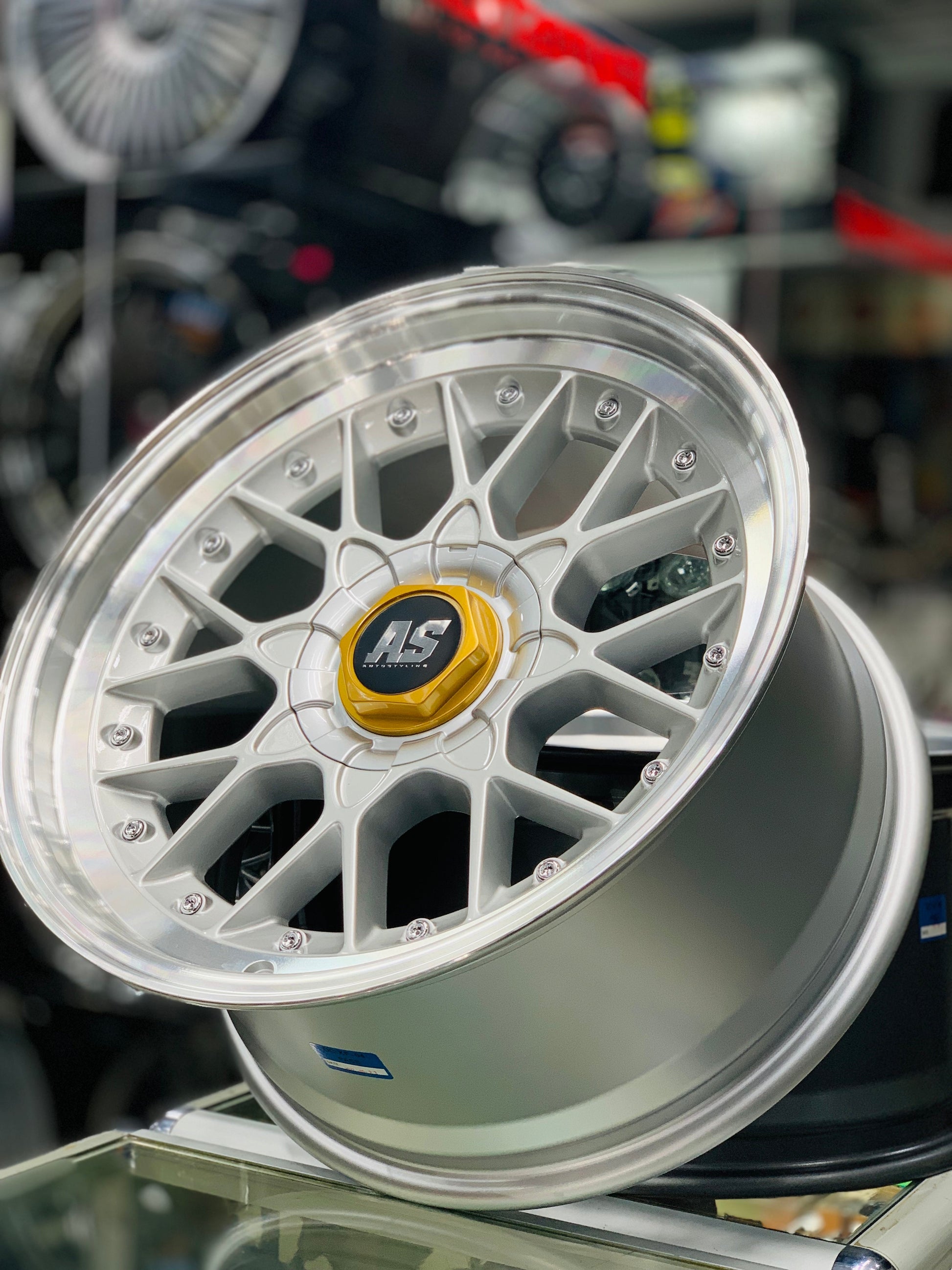 17” AS BBS 506 4/100 & 5/100 silver wheels