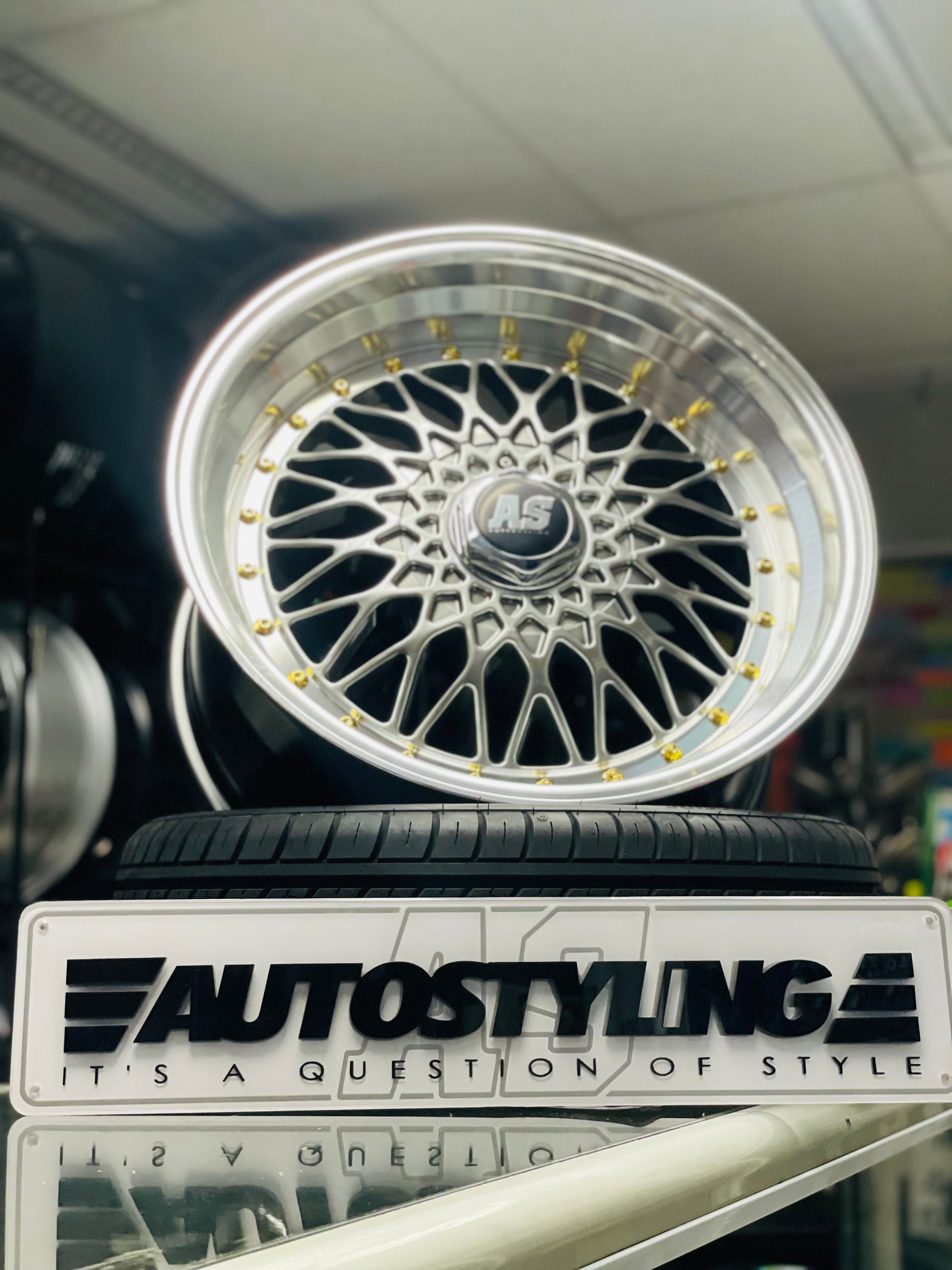 17" AS-008 4/100 & 4/108  GUNMETAL WHEELS