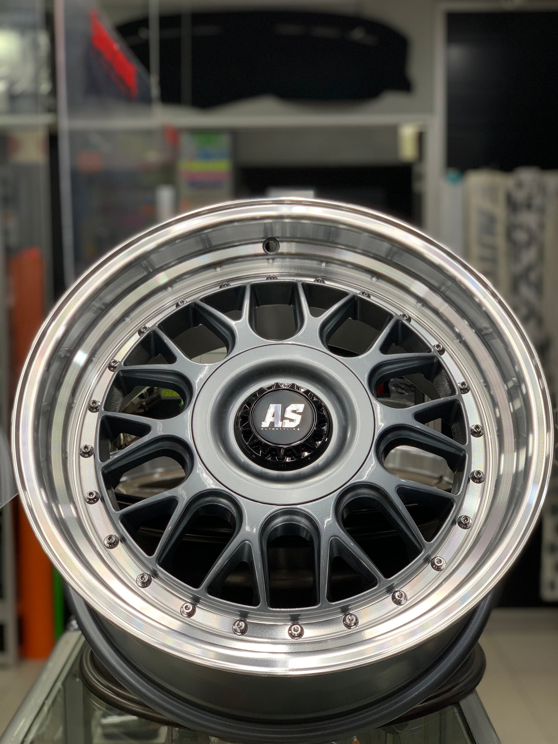 17” AS EURO 4/100 & 4/114 gunmetal