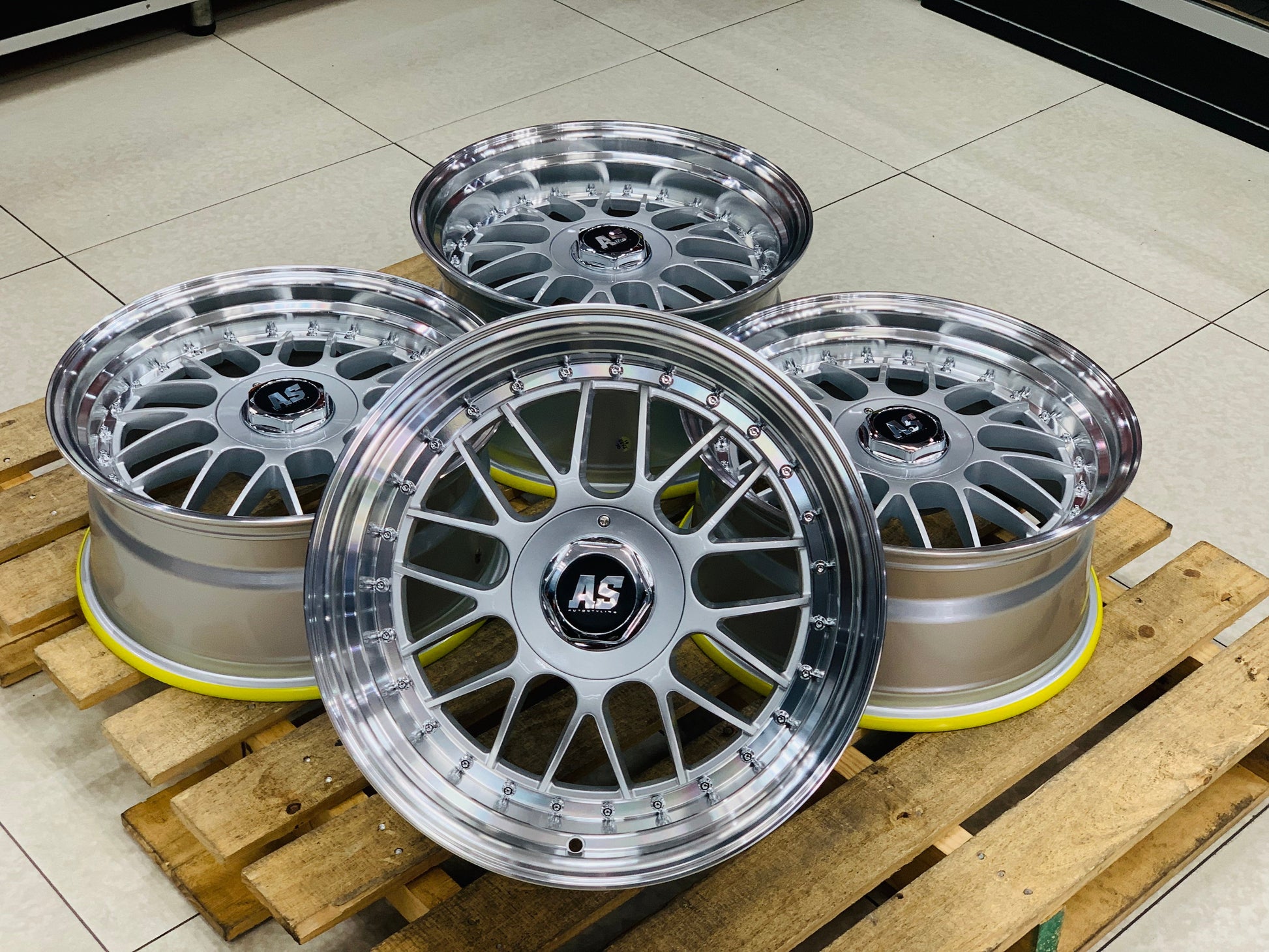 17” AS RF 4/100 & 5/100 SILVER wheels
