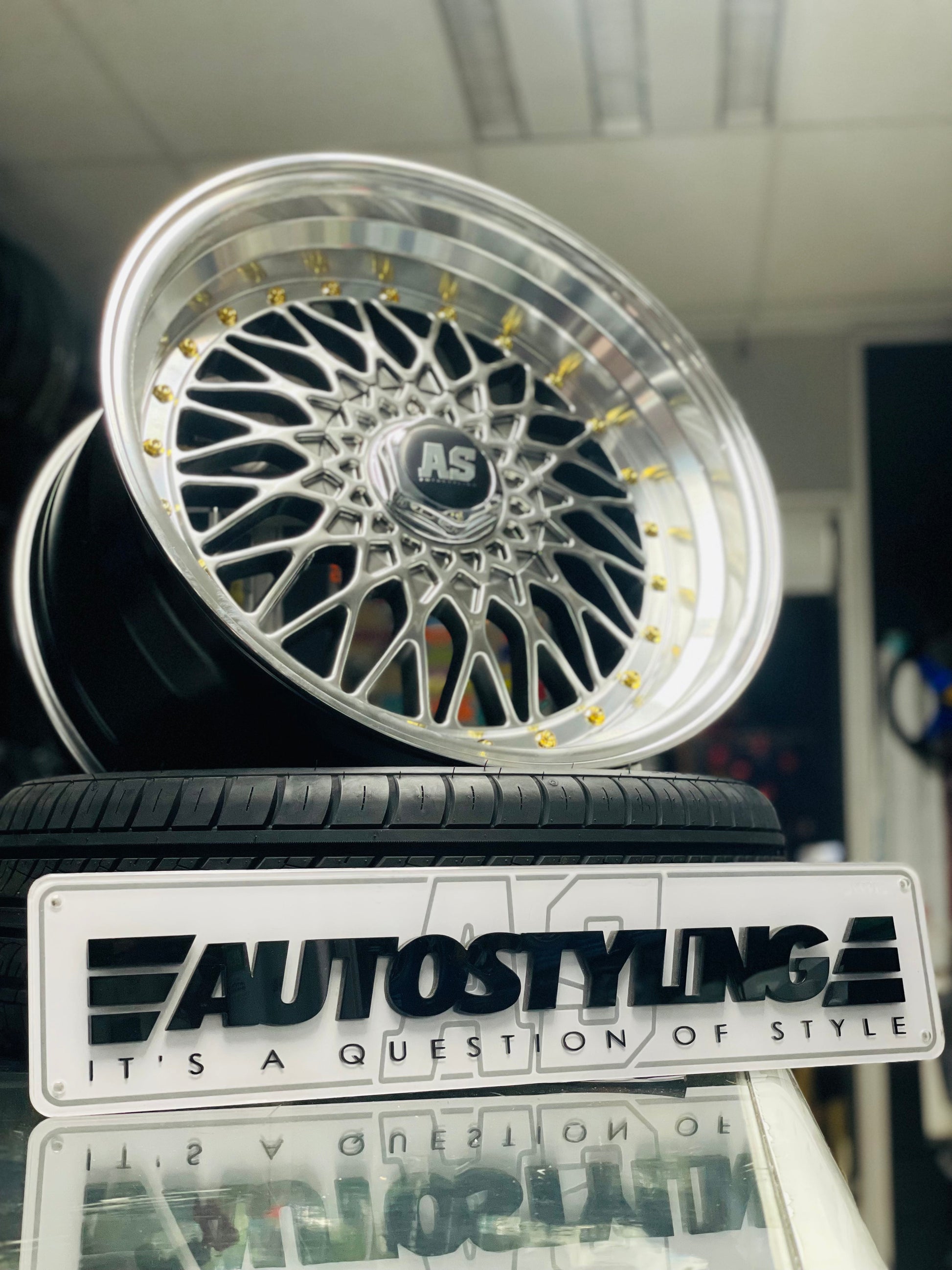 17" AS-008 4/100 & 4/108  GUNMETAL WHEELS