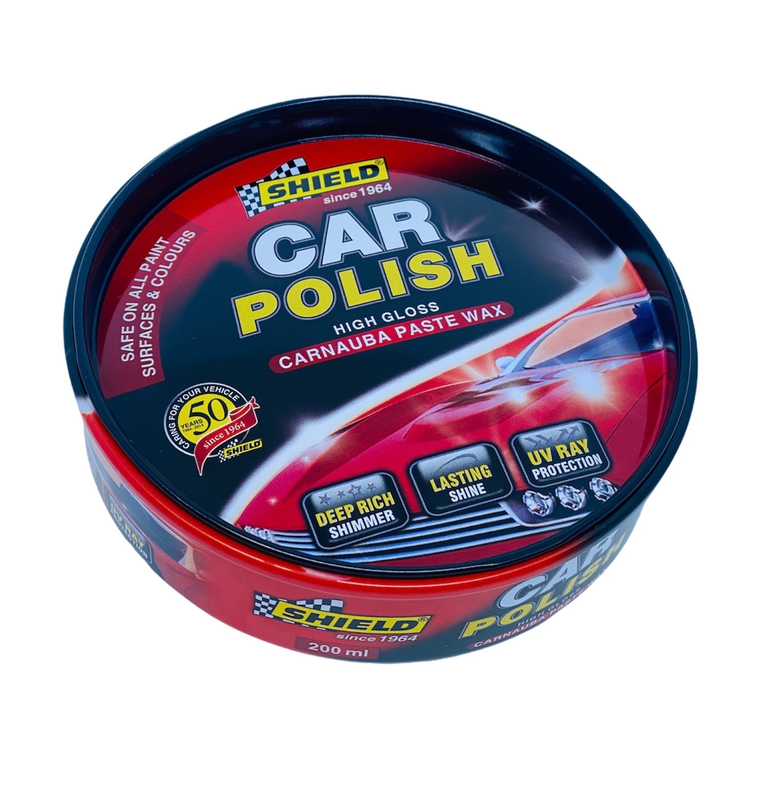 SHIELD CAR POLISH HIGH GLOSS CARNAUBA WAX