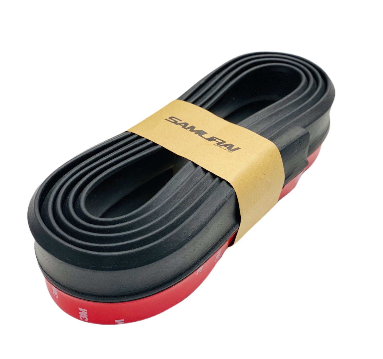 SAMURAI UNIVERSAL RUBBER FRONT SPOILER MATT BLACK