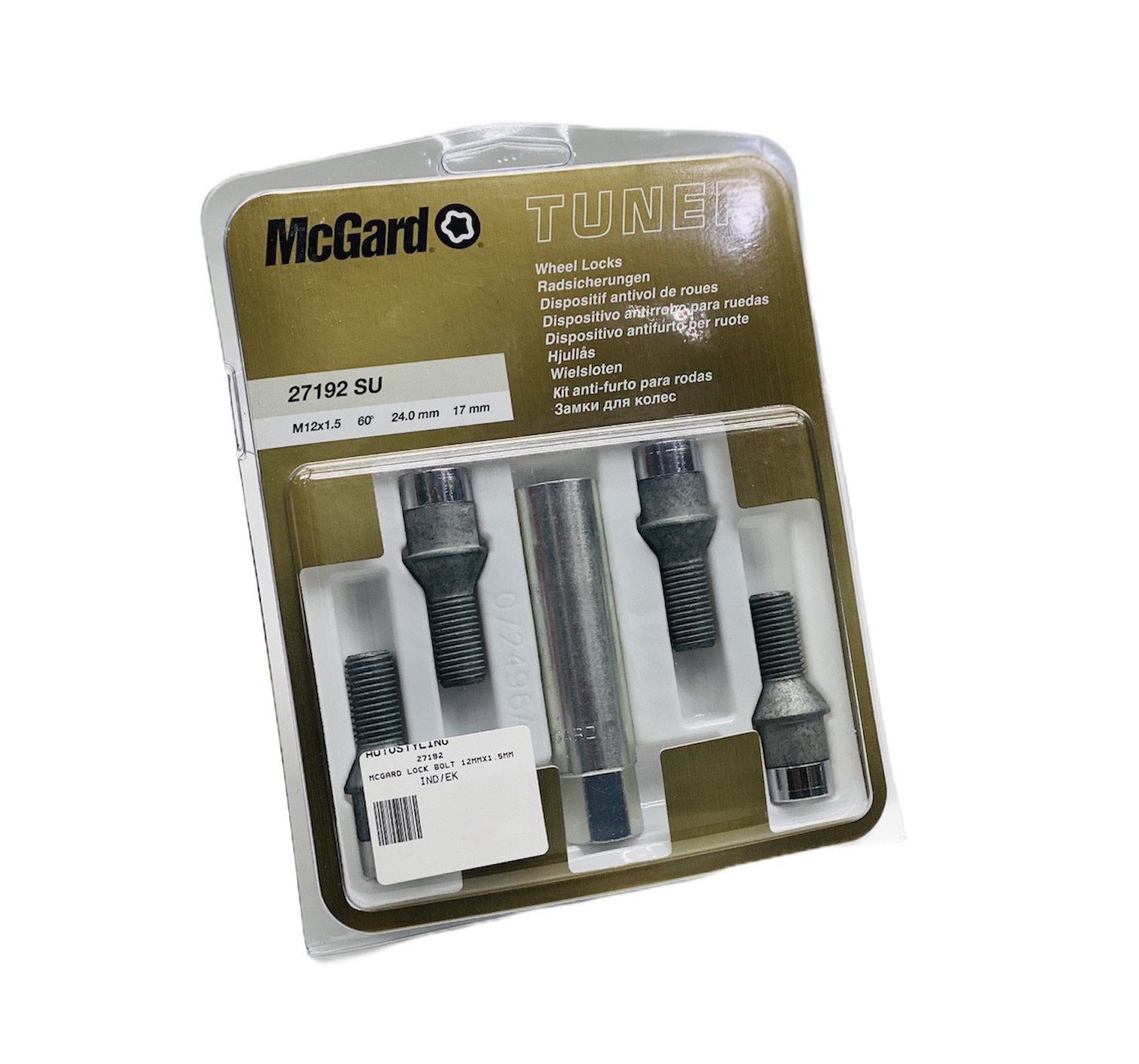 McGuard TURNER WHEEL LOCK BOLTS 12MM x 1.5MM