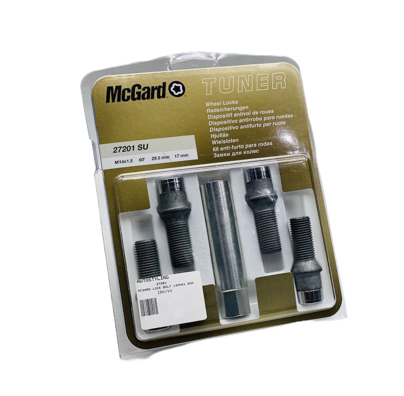 McGuard TURNER WHEEL LOCK BOLTS 14MM x 1.5MM
