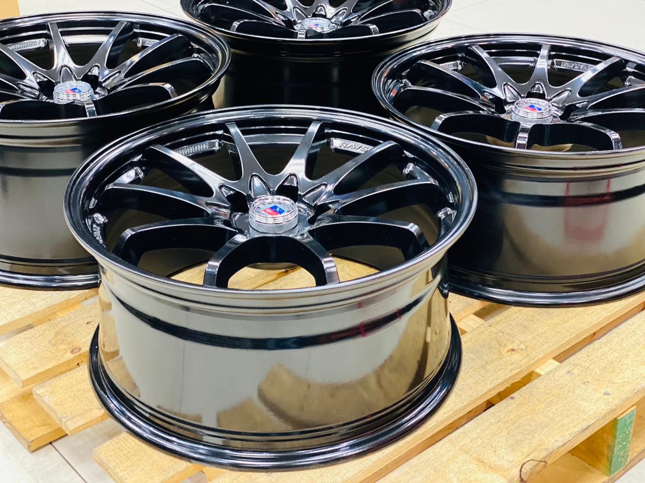 18” AS- CE28  5/114 GLOSS BLACK