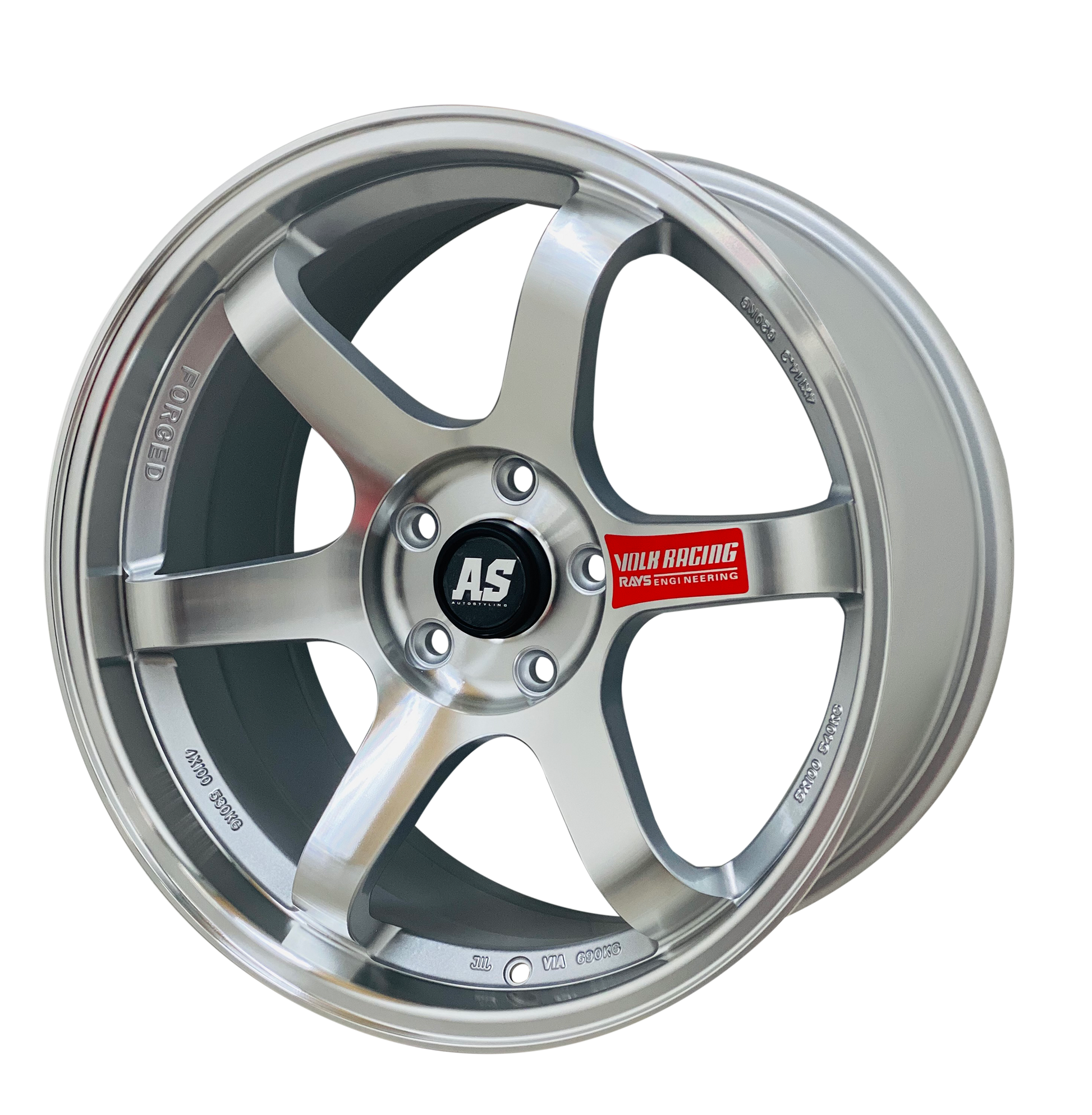 18” AS- TE37 5/112 SILVER