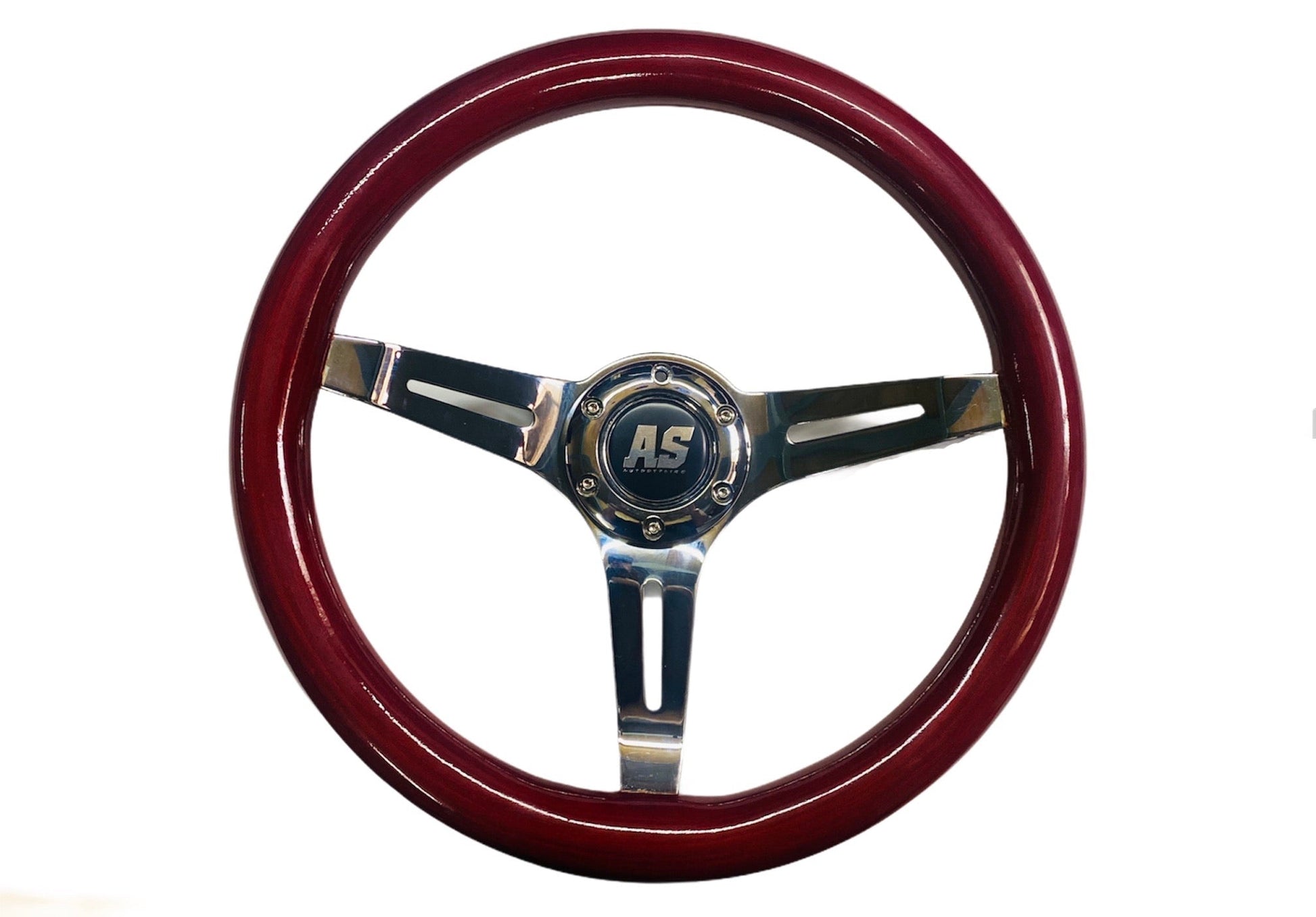 WOODEN STEERING WHEEL 350MM