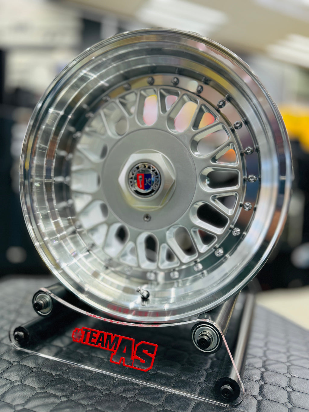 15” AS- 7680 4/100 4/114 silver wheels