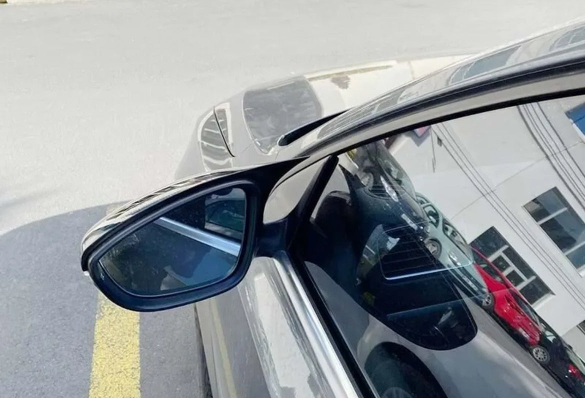 VW JETTA  MK 6  M4 / BATMAN MIRROR COVERS GLOSS BLACK