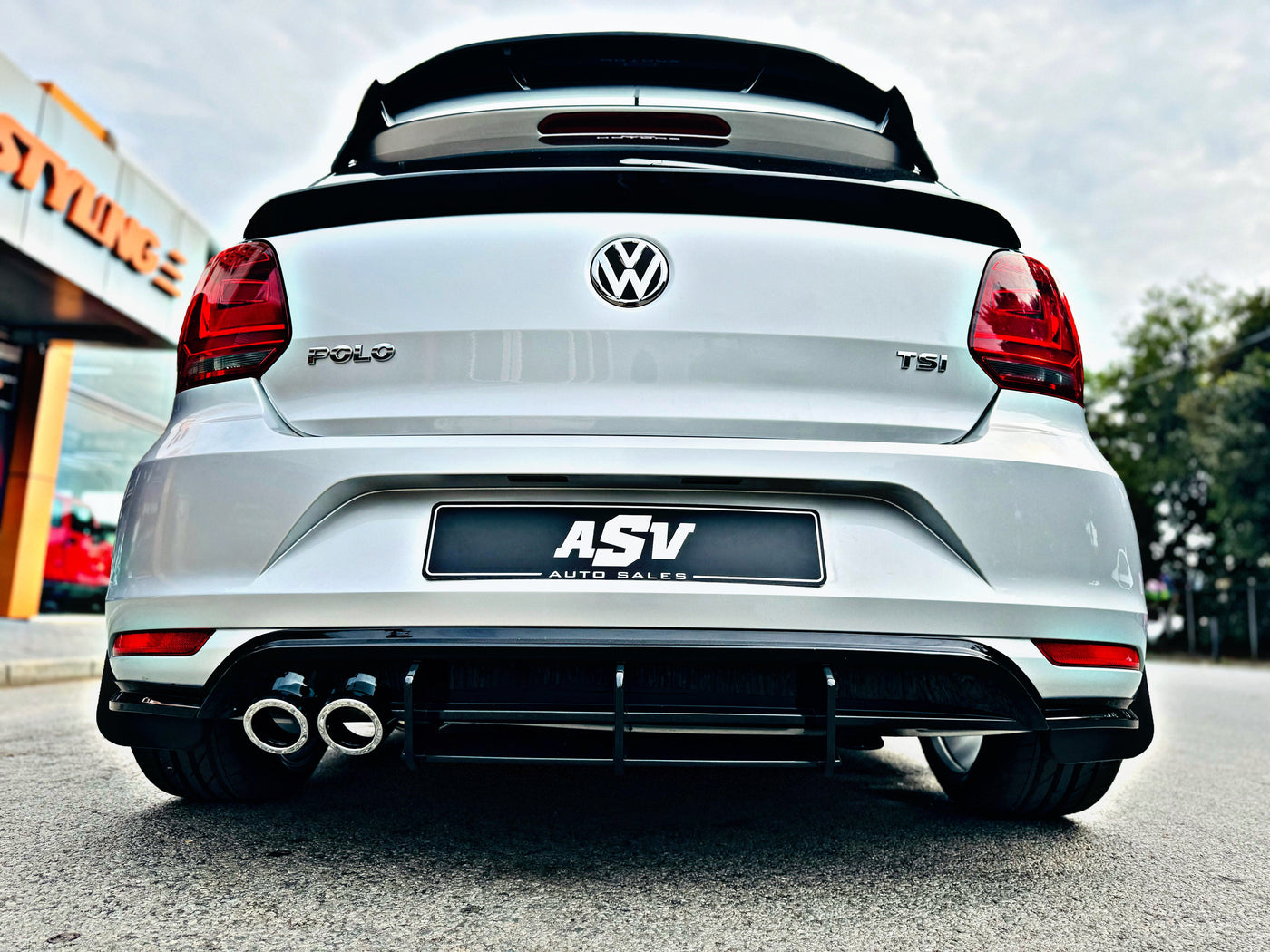 VW POLO 6 TSI TO GTI REAR DIFFUSER