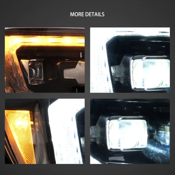 Ford Ranger VLAND Headlights Tri-Projector style 2016+