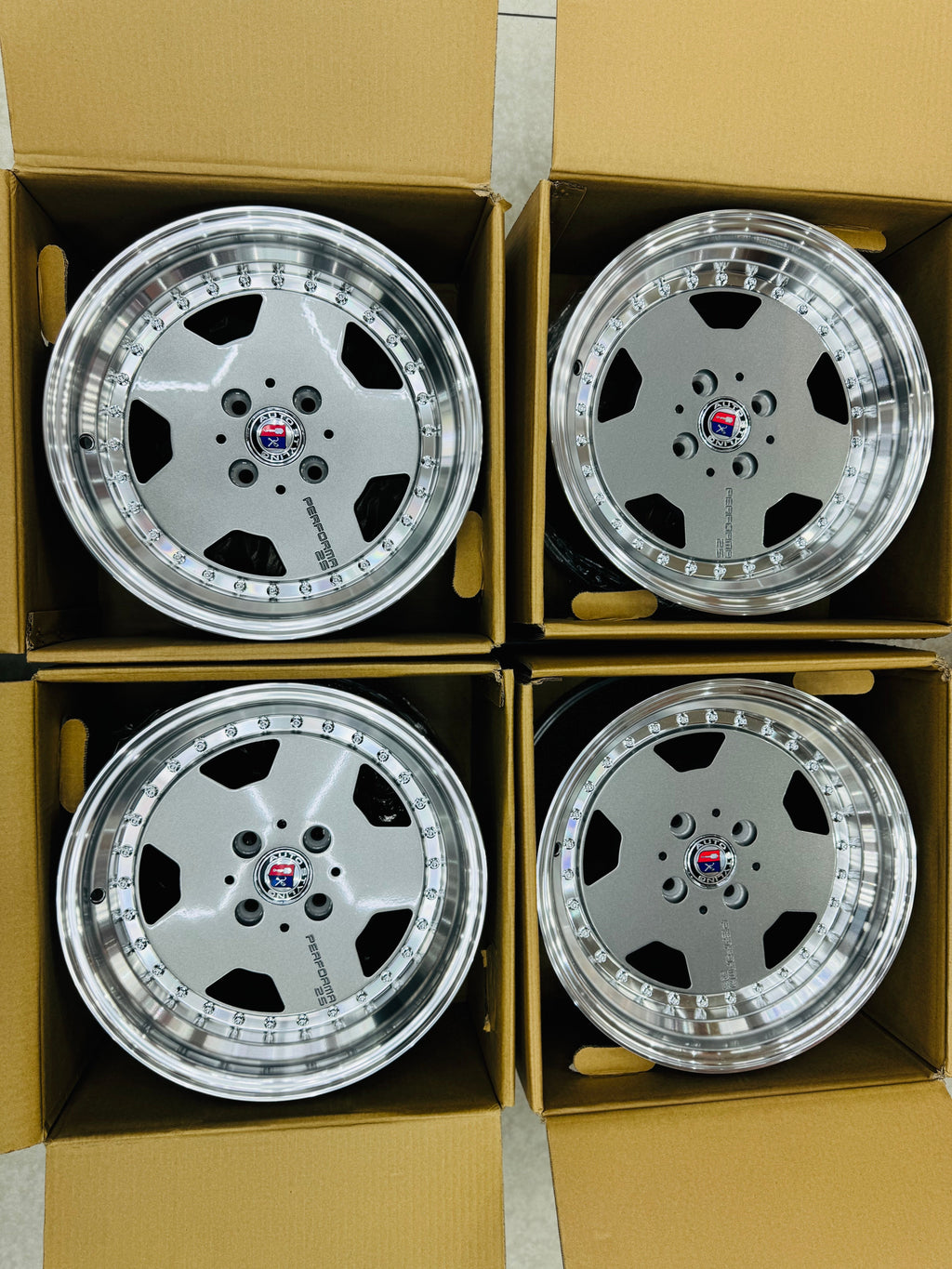15” AS- PERFORMA M/ BLOCK 4/100 WHEELS