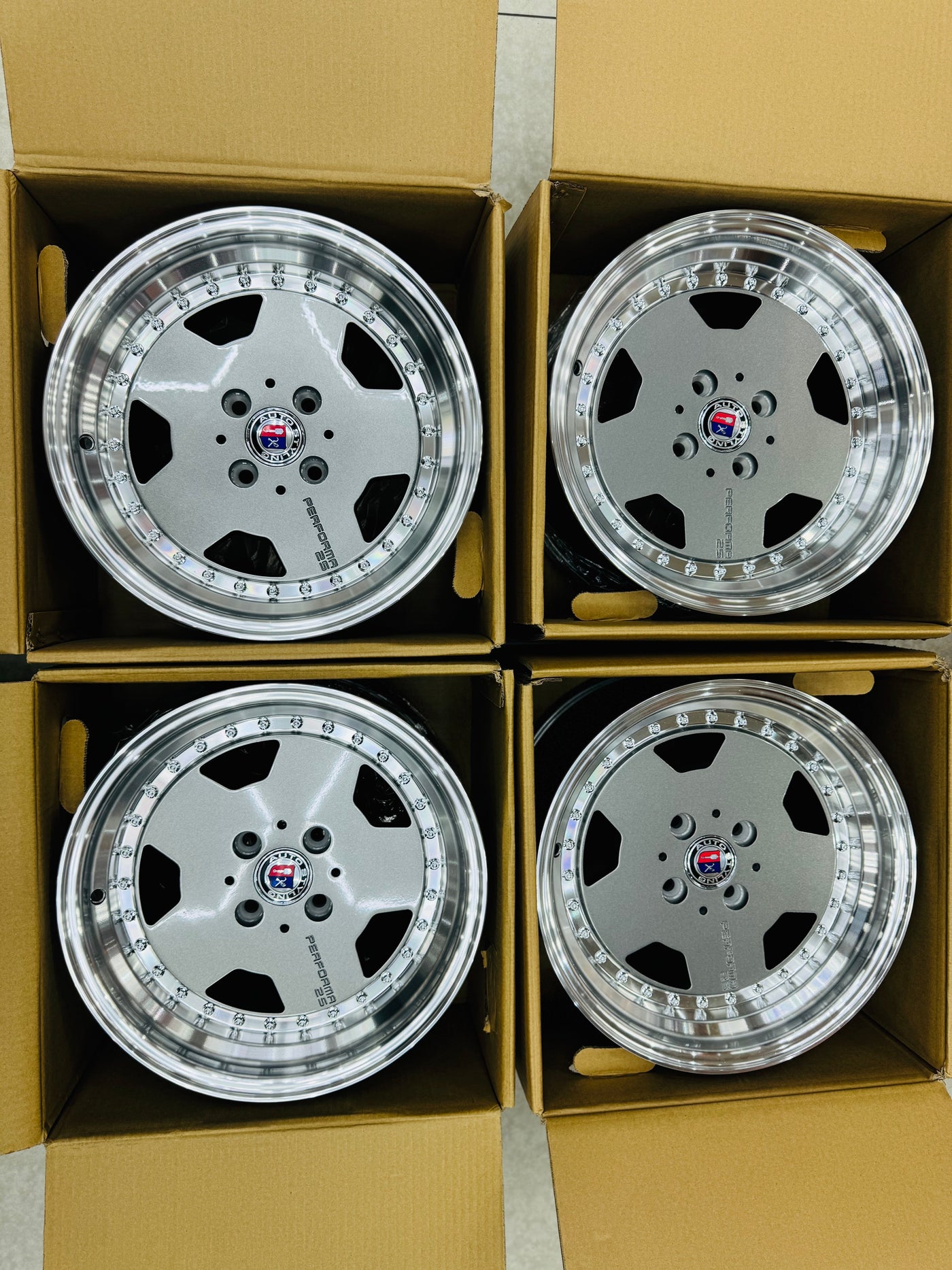 15” AS- PERFORMA M/ BLOCK 4/100 WHEELS