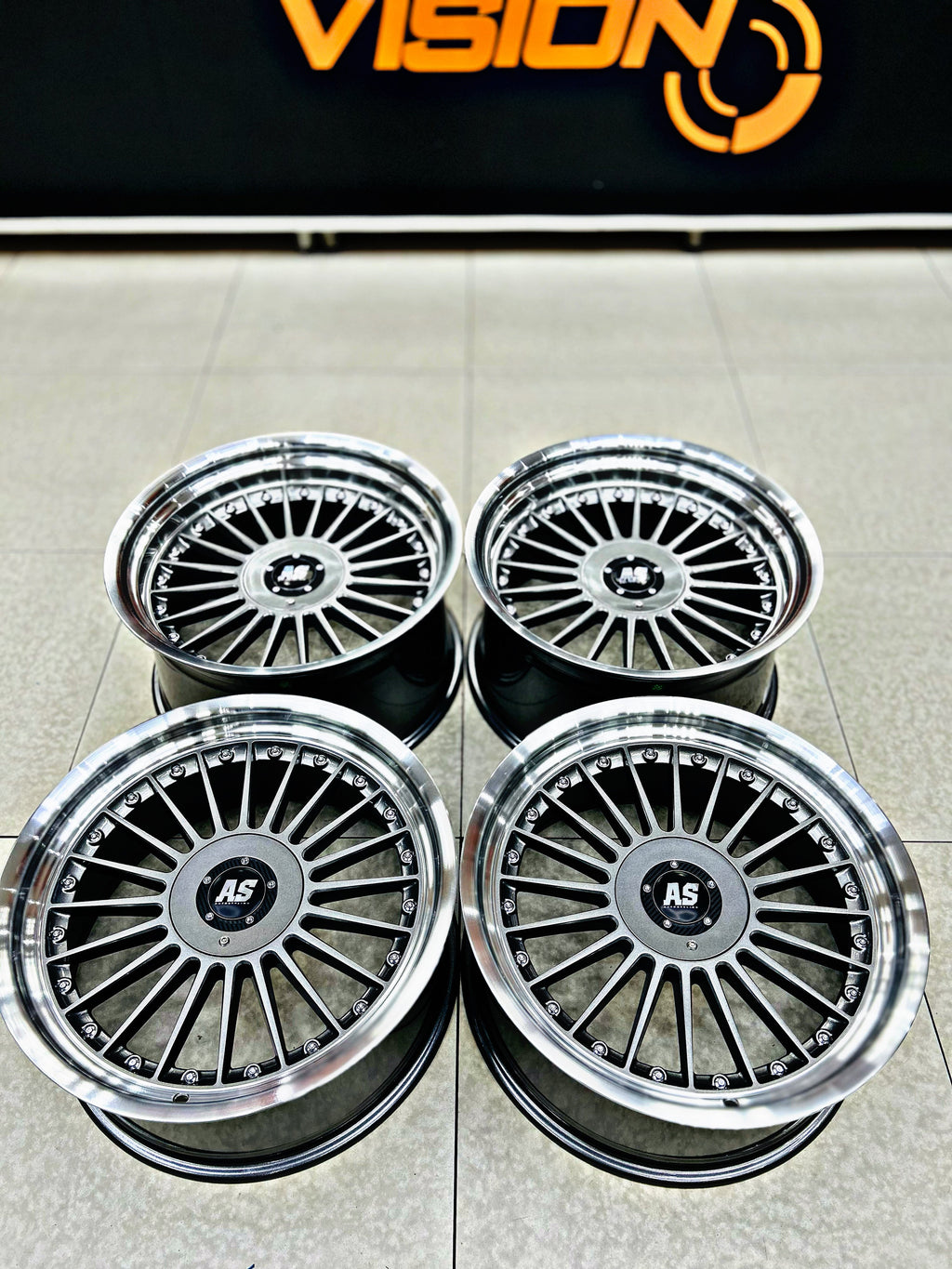 19”AS  ALPINA 5/112 & 5/120 multi pcd gunmetal