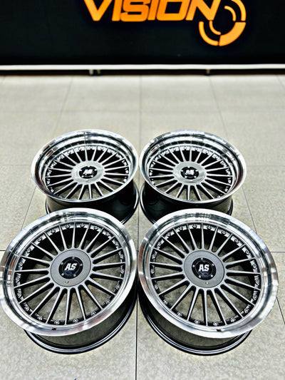 19”AS  ALPINA 5/112 & 5/120 multi pcd gunmetal