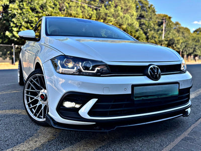 VW POLO 8 EVO ANGEL EYE HEADLIGHTS BLK