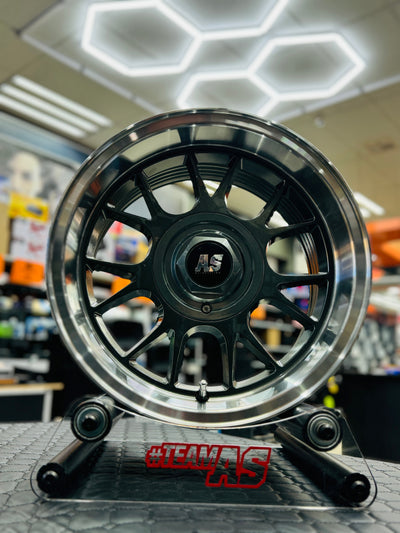 15” AS- 7562 4/100 4/114 gunmetal wheels