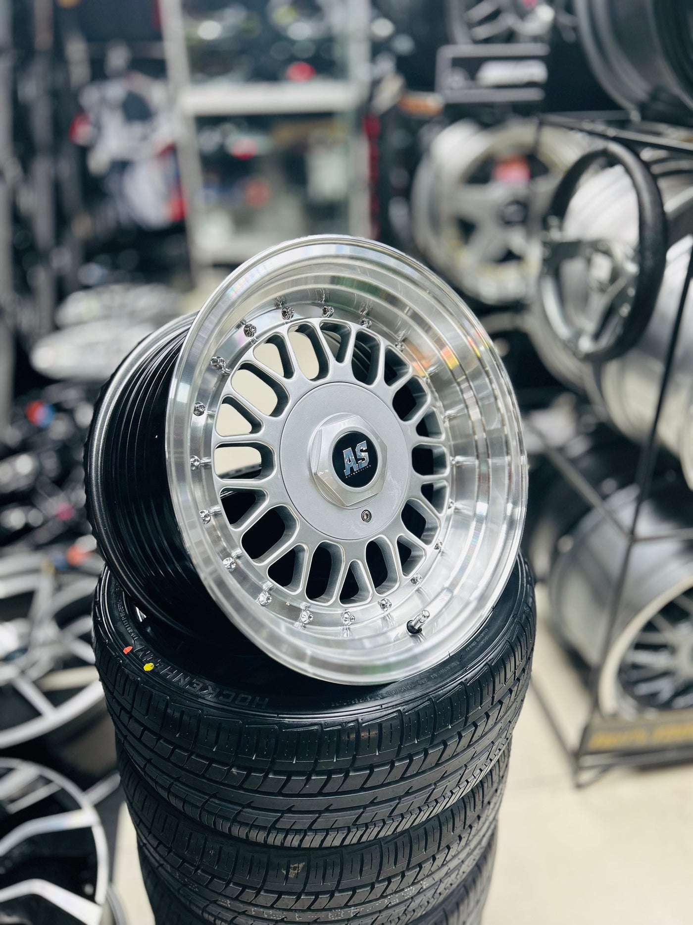 15” AS- 7487 BLAZE 4/100 4/108  SILVER