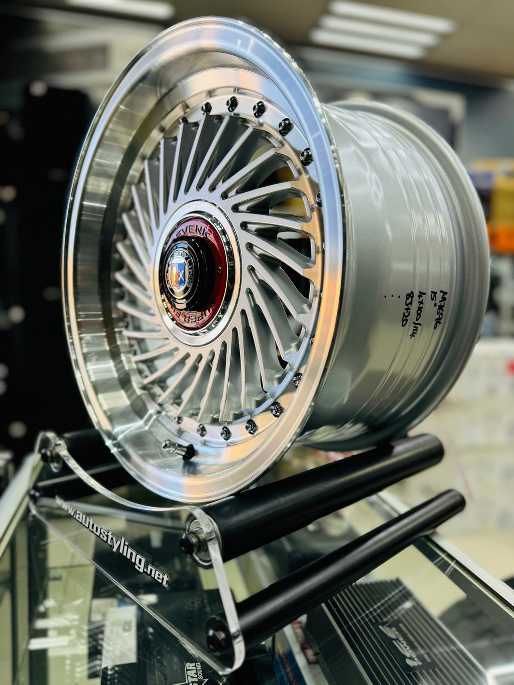 15” AS- SUPERFIN SILVER  4/100 4/114  wheels