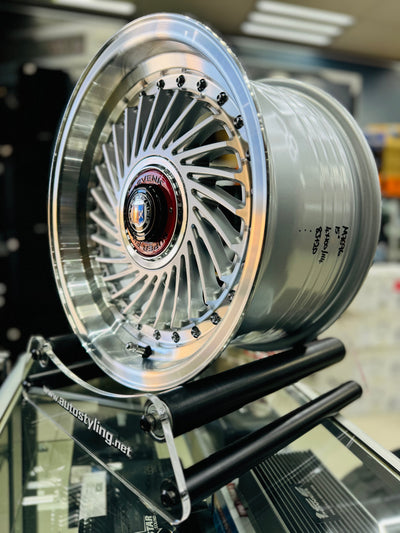 15” AS- SUPERFIN SILVER  4/100 4/114  wheels