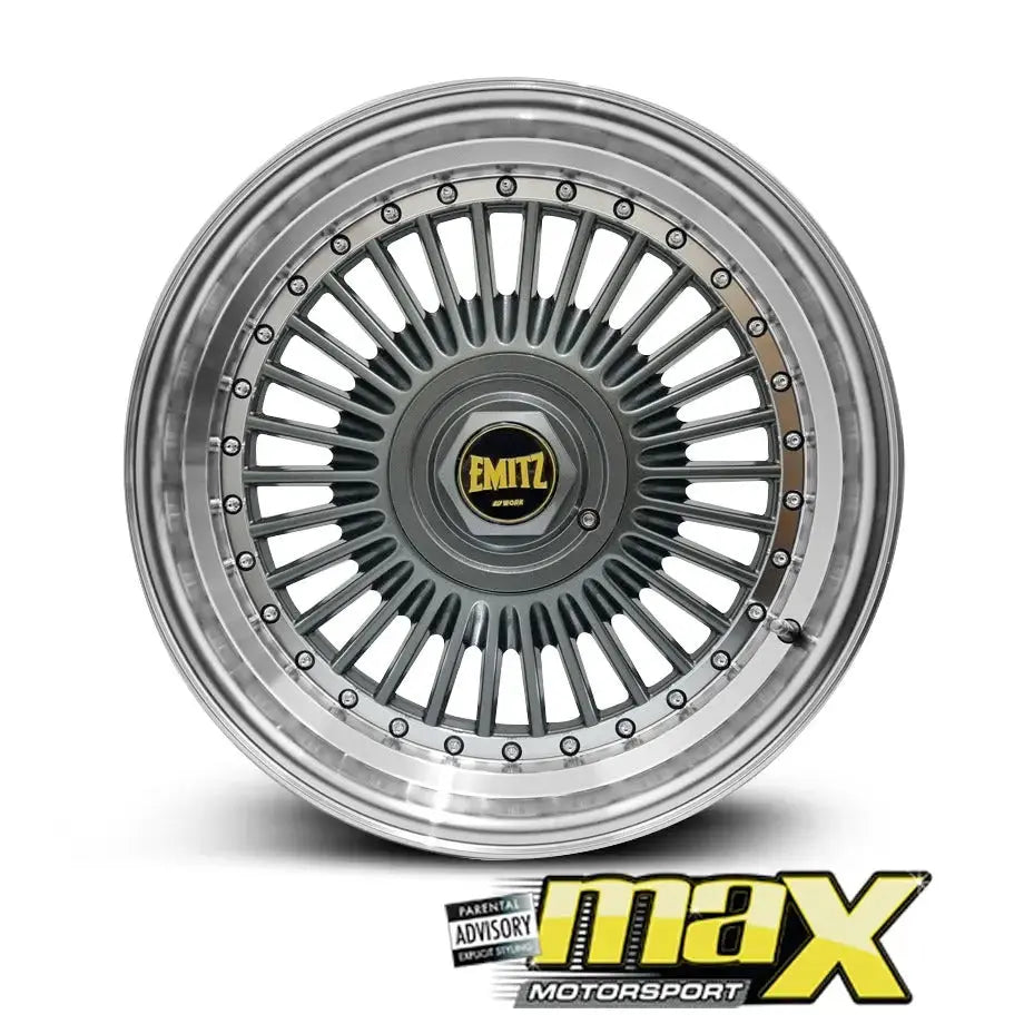 15 Inch Mag Wheel - MX7617 Emit Wheels - (5x100/114.3 PCD)