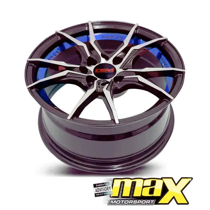 15 Inch Mag Wheel -  MX194-BL Wheel - (4x100/114.3 PCD)