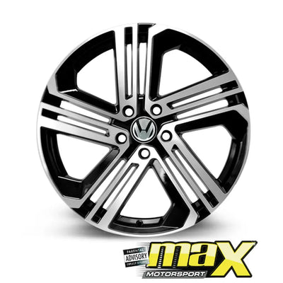 14 Inch Mag Wheel -  MX2416 Golf R400 Style Wheel 5x100 PCD