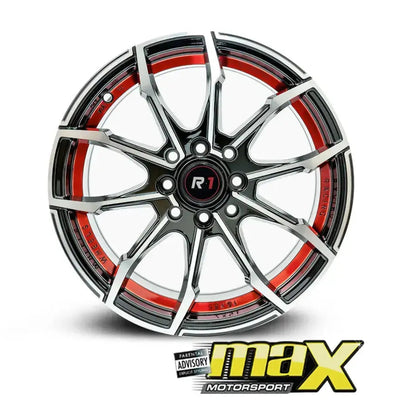 14 Inch Mag Wheel - MX8815-RD Wheel & Tyre Combo (4x100/114.3 PCD)