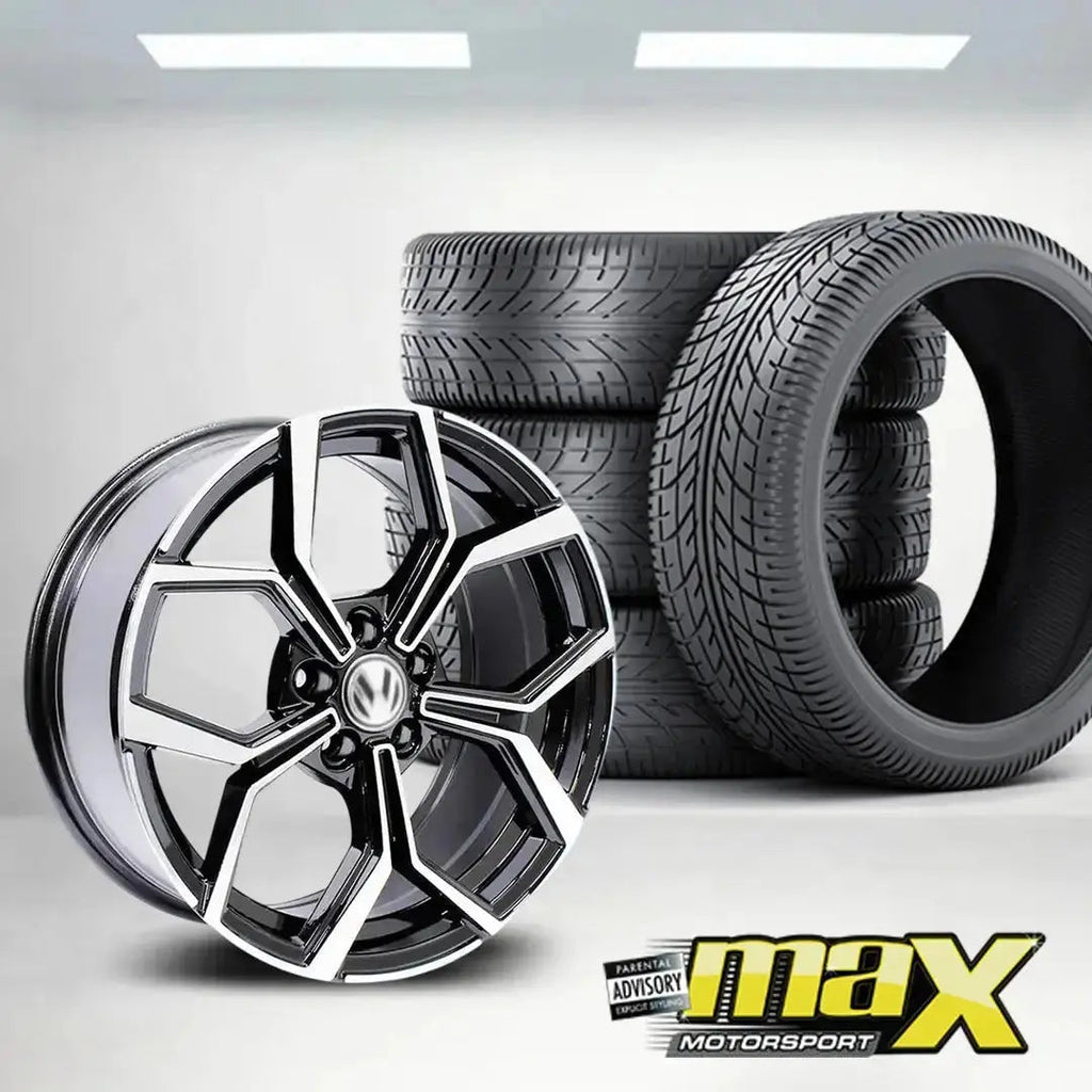 15 Inch MXVW01 Polo Life GTI Style Wheel & Tyre Combo - 5x100 PCD