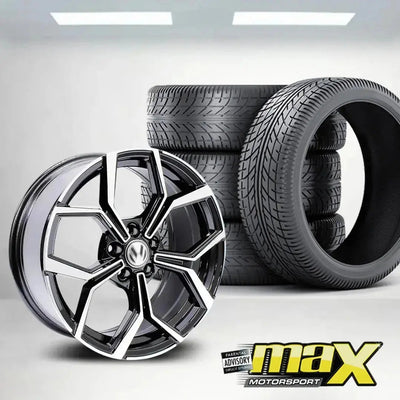 15 Inch MXVW01 Polo Life GTI Style Wheel & Tyre Combo - 5x100 PCD