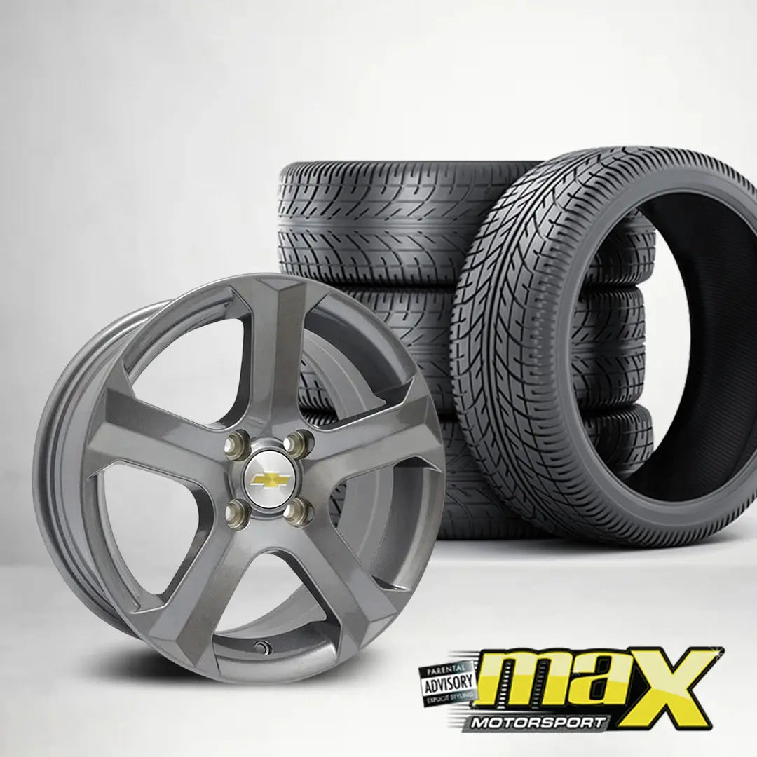 15 Inch MXCEY-GM Chev Utility Sport Style Wheel & Tyre Combo - 4x100 PCD