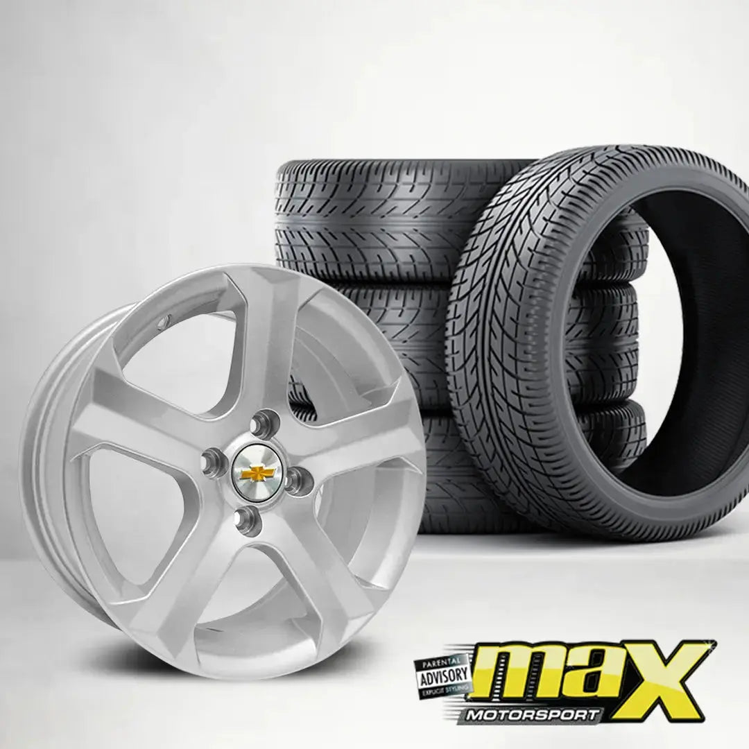 15 Inch MXCEY-S Chev Utility Sport Style Wheel & Tyre Combo - 4x100 PCD