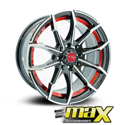 15 Inch Mag Wheel - MX1280 Wheel (4x100/114.3 PCD)