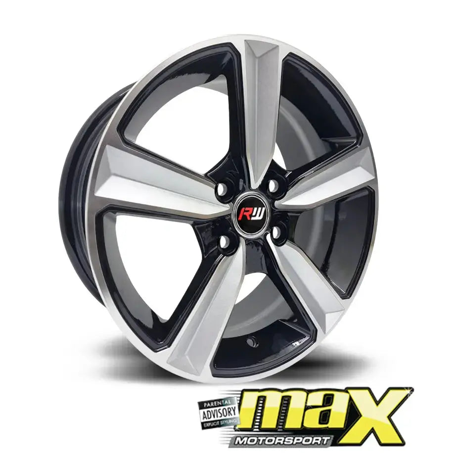 15 Inch Mag Wheel - MX057-4 RS Style Wheel - 4x100 PCD