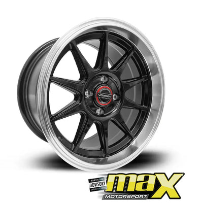 15 Inch Mag Wheel - MX2124 VSN Wheel (4x100 PCD)