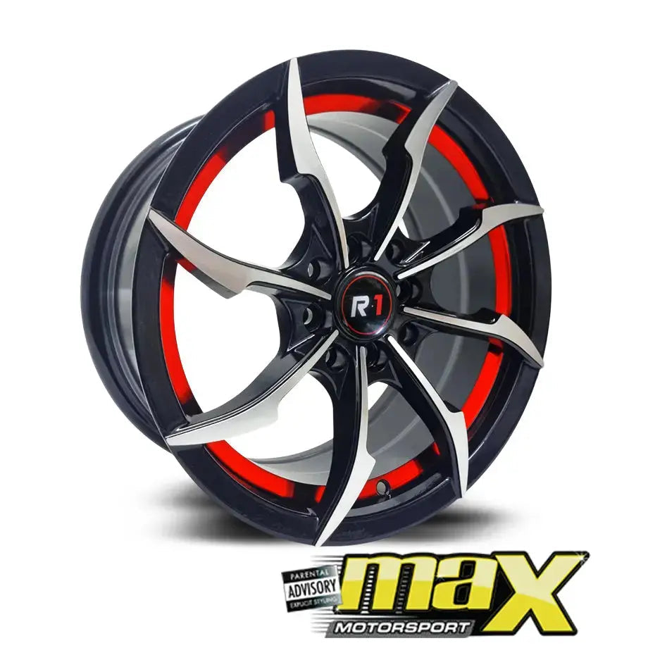 15 Inch Mag Wheel - MX4024-RD Wheels (4x100/ 4x114.3 PCD)