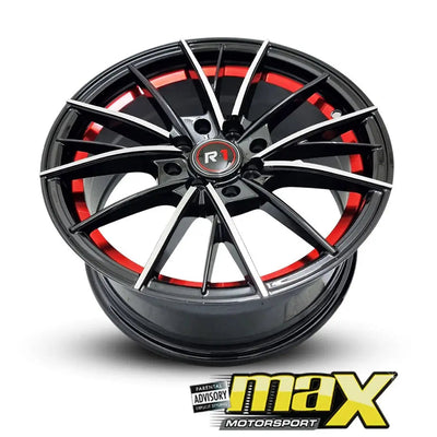 15 Inch Mag Wheel - MX244-RD Wheels (4x100/ 4x114.3 PCD)