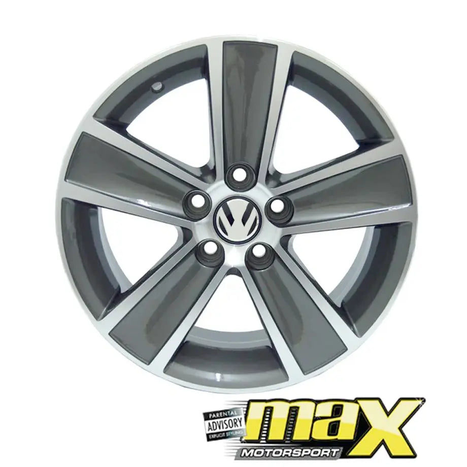 15 Inch Mag Wheel - MX5077 Cross Polo Style Wheels - 5x100 PCD