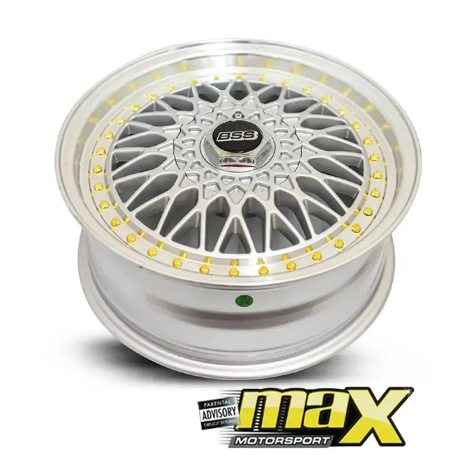15 Inch Mag Wheel - MX412-SL BSS Style Wheels (4x100/ 4x114.3 PCD)