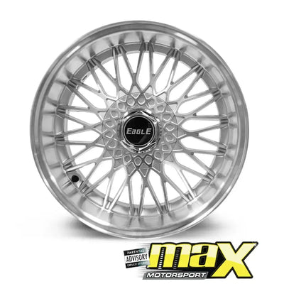 15 Inch Mag Wheel - MX5057-A Eagle Wheel - (4x100 /5x100 PCD)