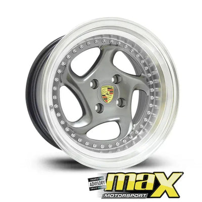 15 Inch Mag Wheel - MX7495-GM Posch Cup Style Wheel - (4x100 PCD)