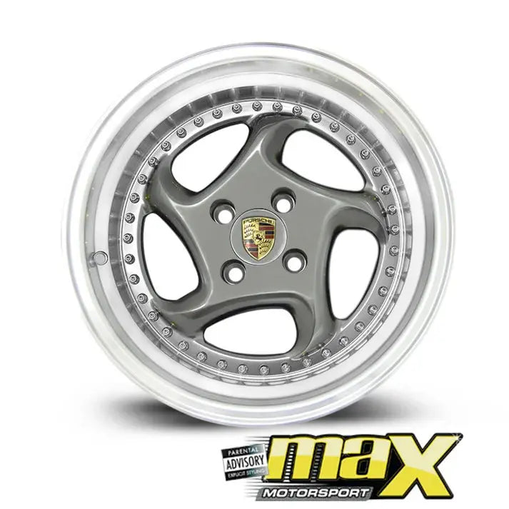 15 Inch Mag Wheel - MX7495-GM Posch Cup Style Wheel - (4x100 PCD)