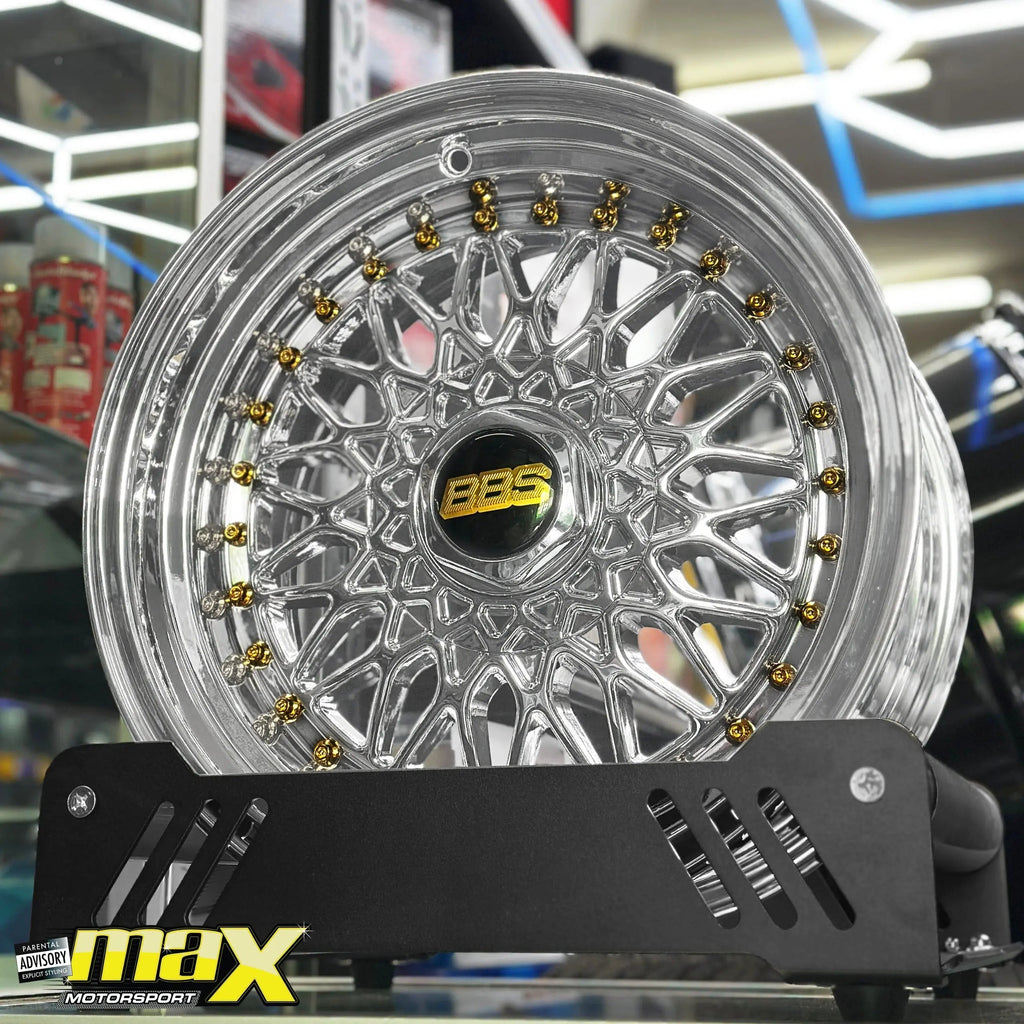 15 Inch Mag Wheel - MXBS01-15 Chrome BSS Wheel - 4x100 / 5x100 PCD