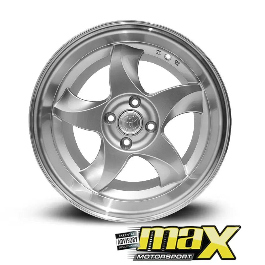 15 Inch Mag Wheel – MX5056 Toyota RXI Blade Deep Dish Wheel - 4x100 PCD